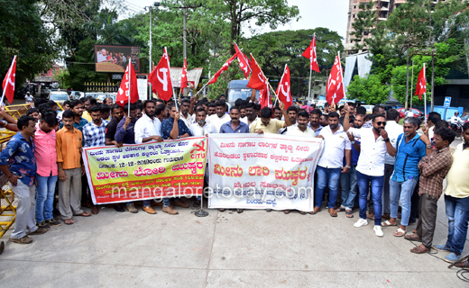 Fish lorry drivers strike